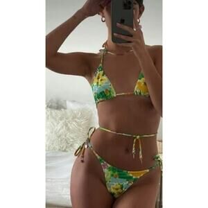 With Jean Betsy Bikini Splice Set